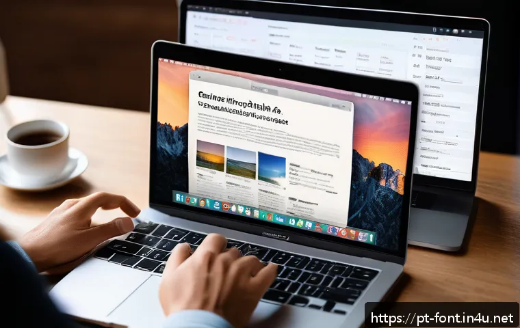폰트 설치 방법  윈도우 macOS 관련 이미지 2